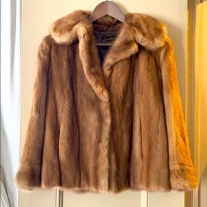 Vintage, Real Fur,  Cropped Coat.